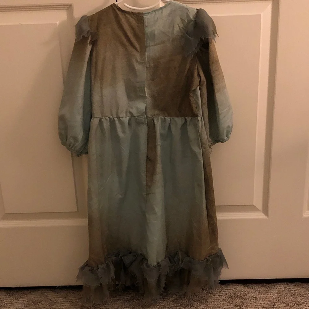 Girl’s Victorian Ghost Girl Halloween Costume Dress